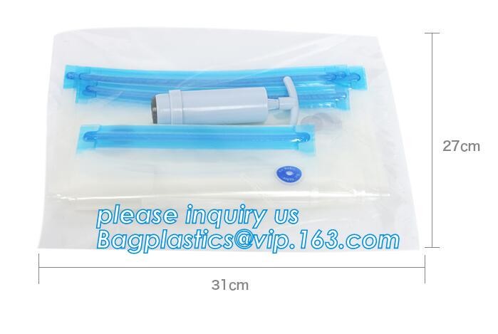 vacuum sealer storage bag Heat seal laminated transparent vacuum plastic food packing bags for sausage, BAGPLASTICS. BAG