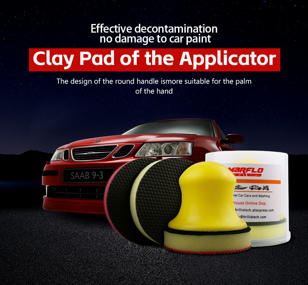 125mm 130mm Clay Bar Polishing Pad Good For Car Washing BSCI Certificated