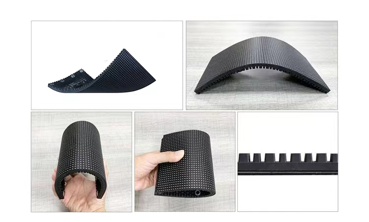 Flexible LED Display 320mm*160mm Flexible Full Color Curved Programmable LED Display Soft Module Video