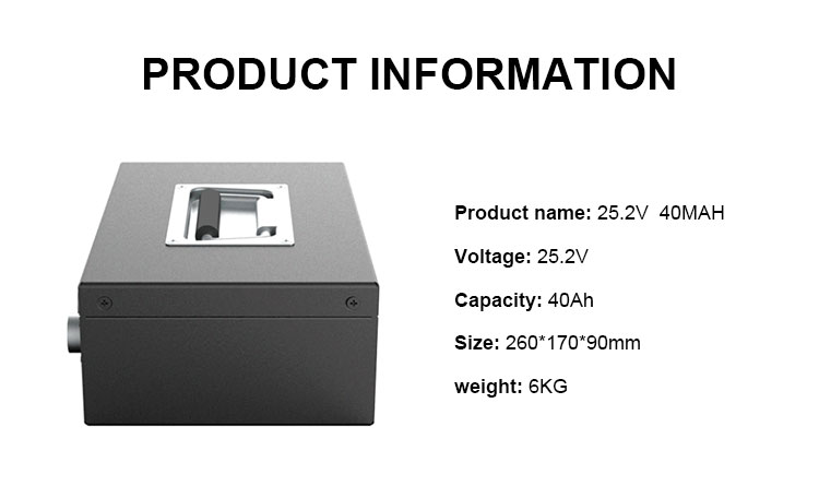 Robot Power 24V Lithium Iron Phosphate Battery Manufacturers 25.2v 40ah