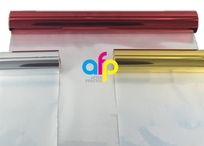 Washable Hot Stamping Foil For Textile / Garments High Temperature Resistance