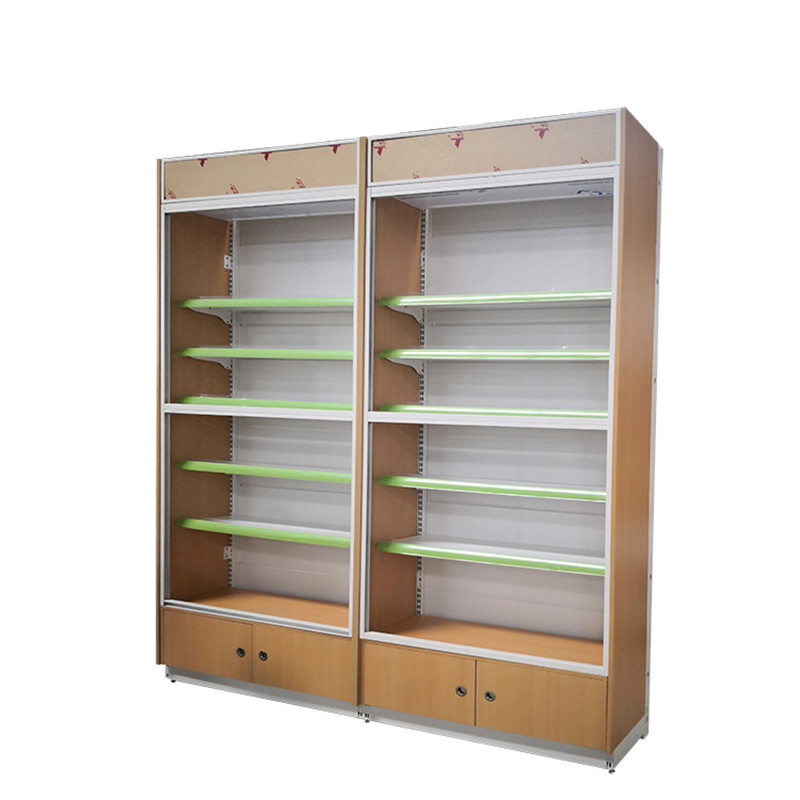Modern Medical Store Display Rack Gondola 4-8 Layers 30-50kg Each Layer Capacity