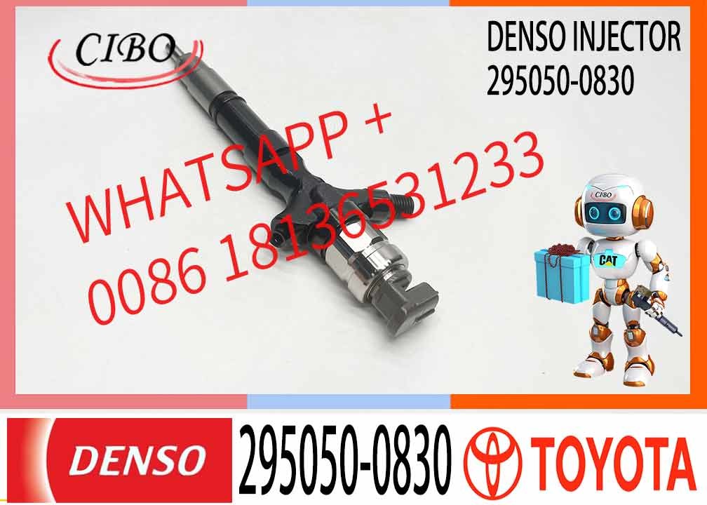 Common Rail Injector 23670-30390 23670-39395 295050-0080 295050-0830 Fuel Injector For Toyota