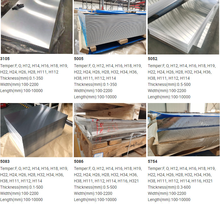 6061 T6 Aluminum Plate for Marine Applications Thickness 0.2-500mm Term CFR