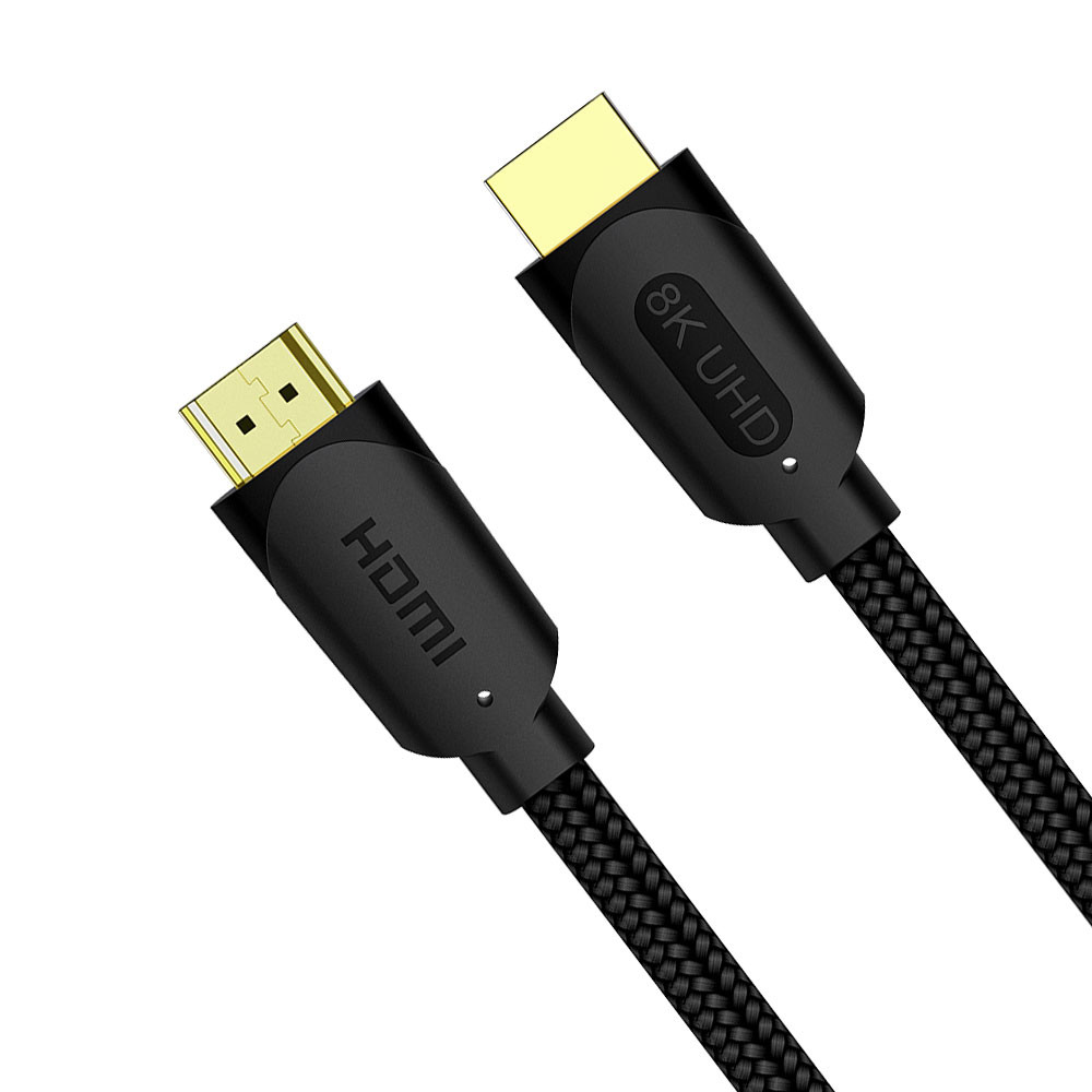8Gbps Hdmi Cord With Ethernet , Braided HDCP 2.2 Certified Hdmi 4K 60Hz Cable