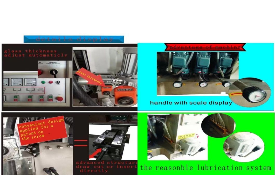 11 Motors Glass Straight Line &amp; 45 Degree Edging Machine Glass Processing Machine