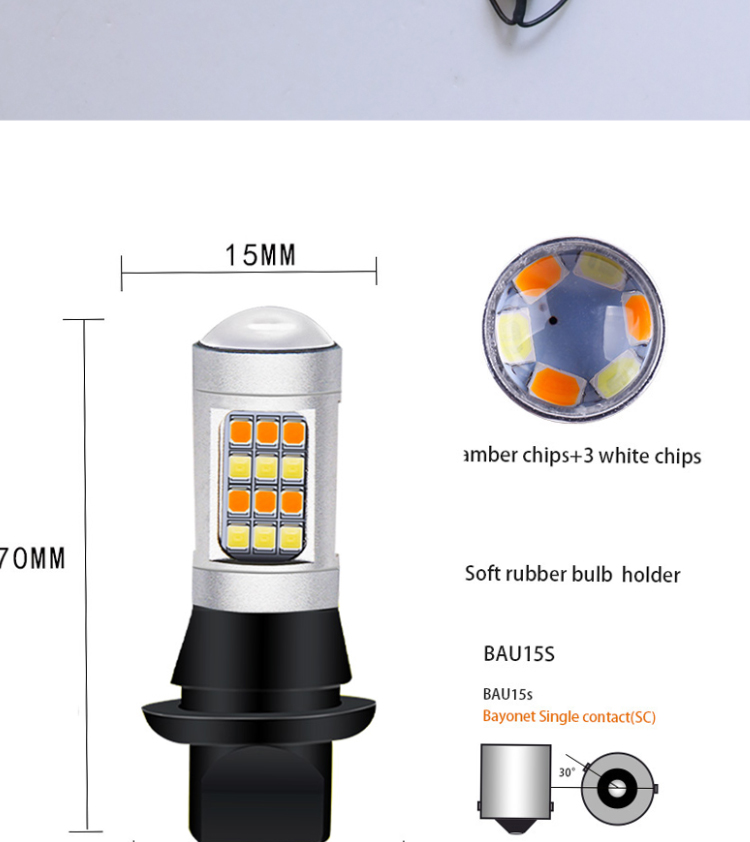 42SMD LED Bulbs T20 1157Turn Signal Led Lights For Car Brake Light With Strobe Function