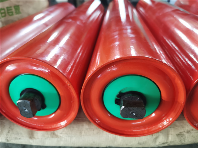 ODM Port Industrial 133mm Diameter Friction Roller With Bracket