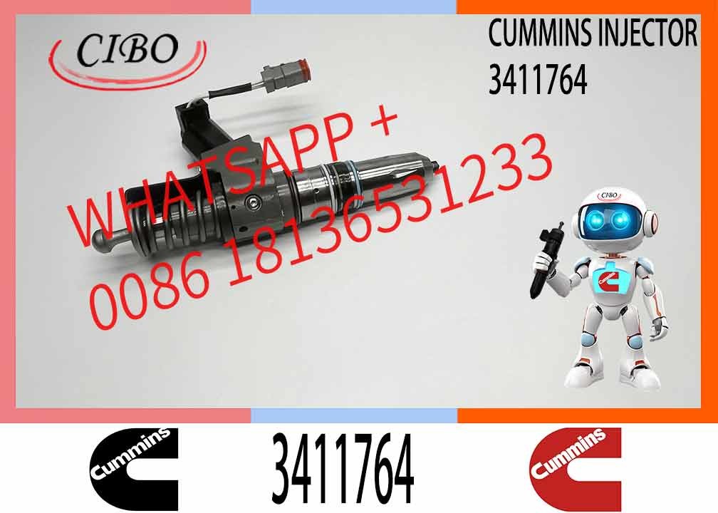 Neutral Fuel Injector Assembly 3411767 Common Rail Injector 3411764 For Cummins Engine N14