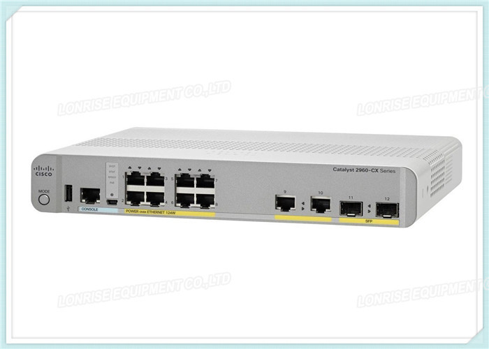 WS-C2960CX-8PC-L Cisco Compact Switch 2960CX Layer 2 POE+ LAN Base - Managed