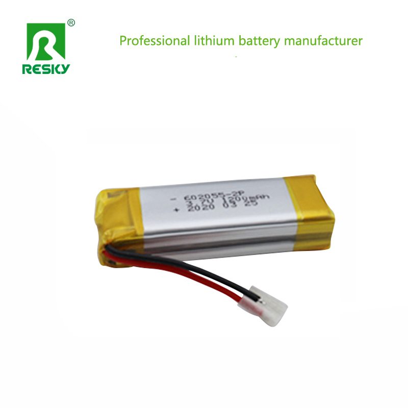 Custom Lipo Battery Pack 602055 3.7V 2P 600mAh 1200mAh For Medical Device