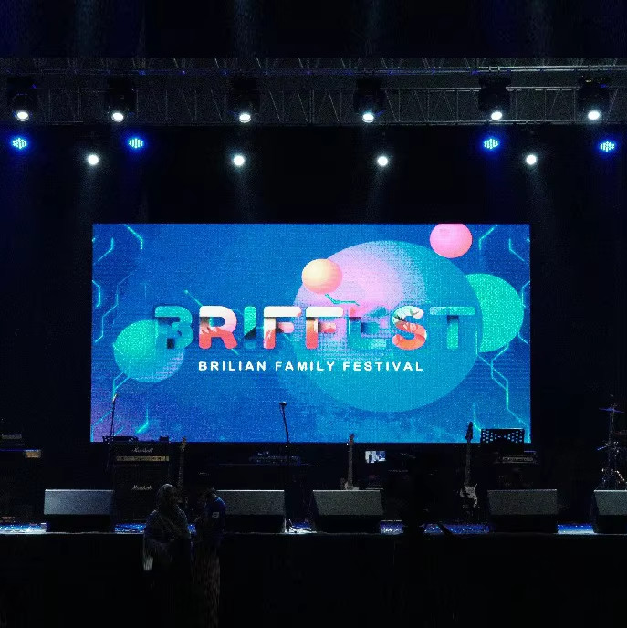 Event Rental LED Display Long Lifespan and High Brightness , P3.9 Matrix LED Panel