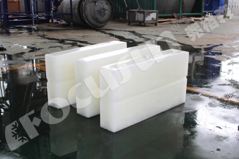 25tons Refrigeration Gas R404a/R22 Brine System Big Cube Ice Block Machine for Africa