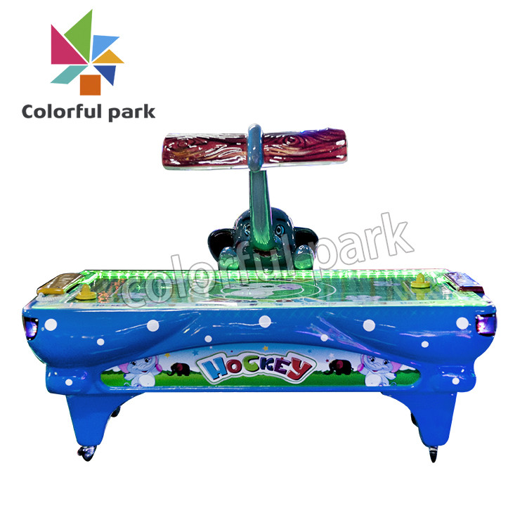 Amusement Coin Operated Air Hockey Table 200W With Electronic Scorer