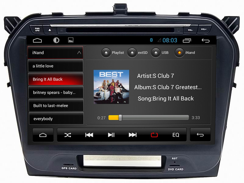 Ouchuangbo car radio 10.1 inch android 6.0 for Suzuki Grand Vitara 2016 with steering wheel control bluetooth USB