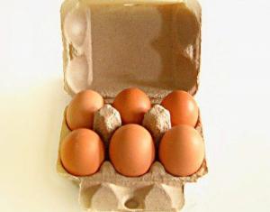 Buy cheap Popular customized 6 holes egg carton egg tray production line egg box machine product