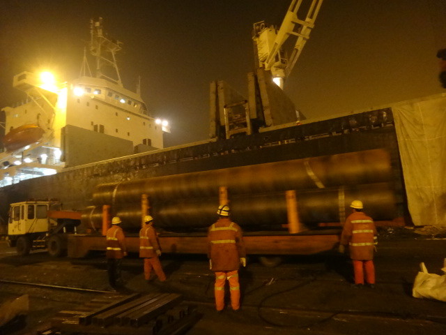 Carbon Steel Spiral Welded Pipe , SSAW API 5L Oil And Natural Gas Pipelines