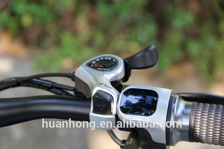 26 Inch Fat Tyre Electric Folding Bike 7 Speed Multi Color Aluminum Alloy Frame