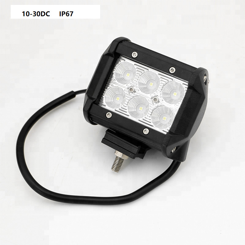 12V 24V Off Road 4x4 Mini 18W LED Light Bar For Cars / 4.5 Inch LED Work Light