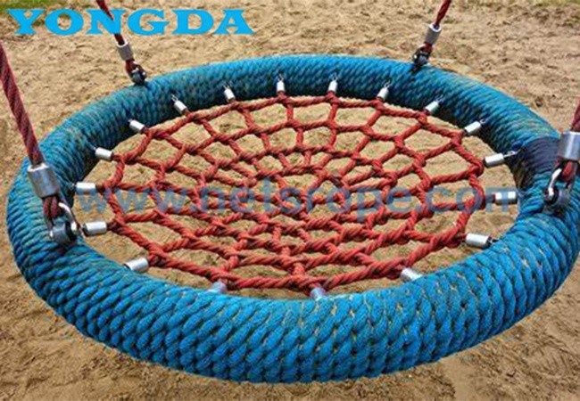 Round Hanging Tree Net For Child Easy To Set Up Convenient Swing