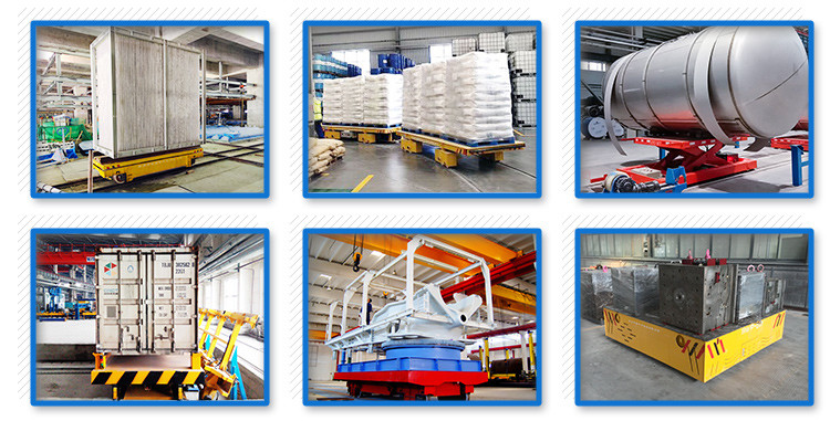 50ton Traverse Travelling Anti-Expolision Track Ac Powered Railway Vehicle For Molds Wth Steered Axles