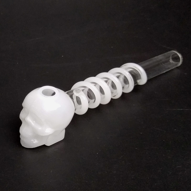 5.5 Inch Colorful Pyrex Hand Blown Glass Pipe , Durable Smooking Water Pipe