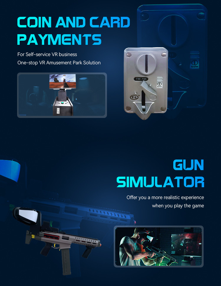 Touch Screen VR Shooting Simulator DPVR E3C Glasses Self Service 9d Vr Shooting Game