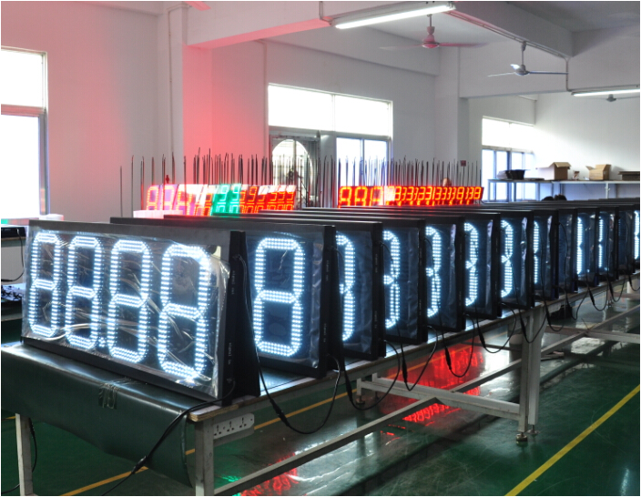 7 Segment Display Board Module Panel Numeric Board For Gas Stations Display Epistar Chip