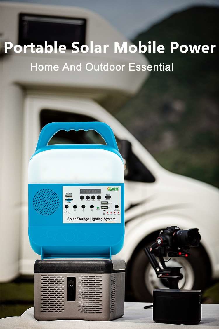 Rechargeable Portable LED Solar Emergency Lamp Home Garden Camping 1.6A