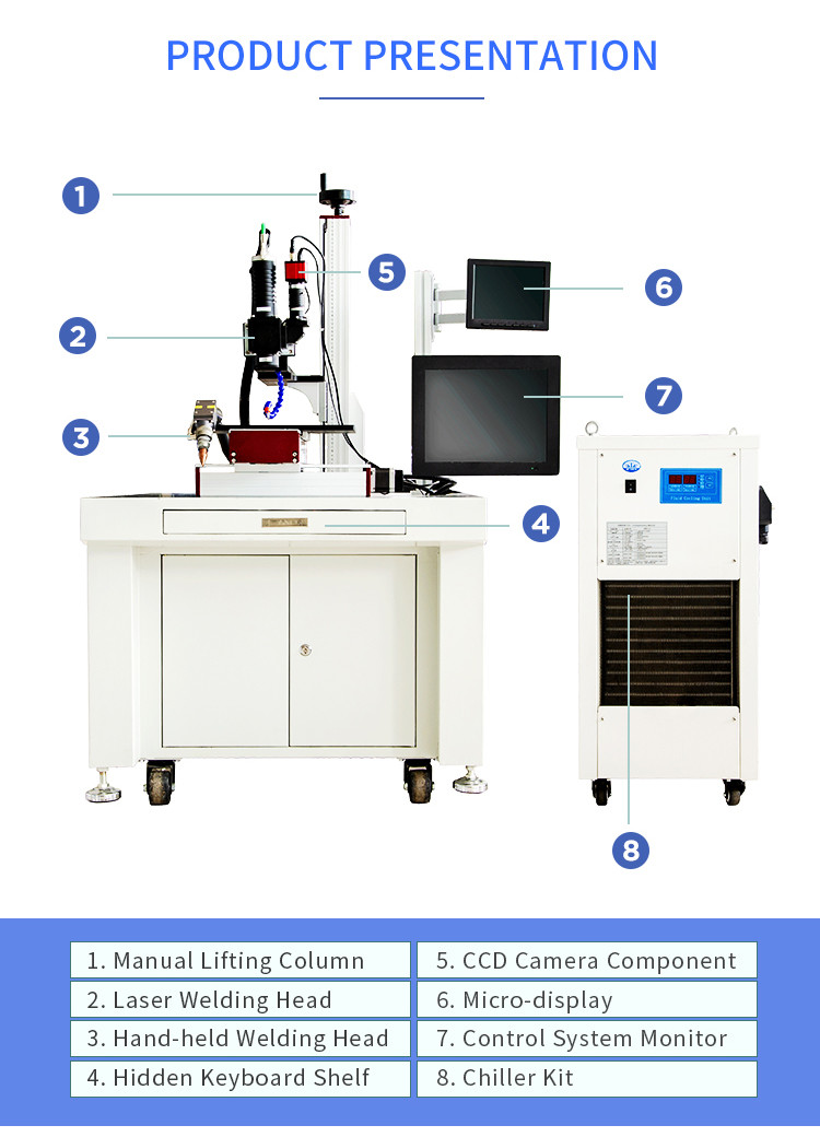 Platform Continuous Laser Welding Machine Customized Iron Precision Welding Machine