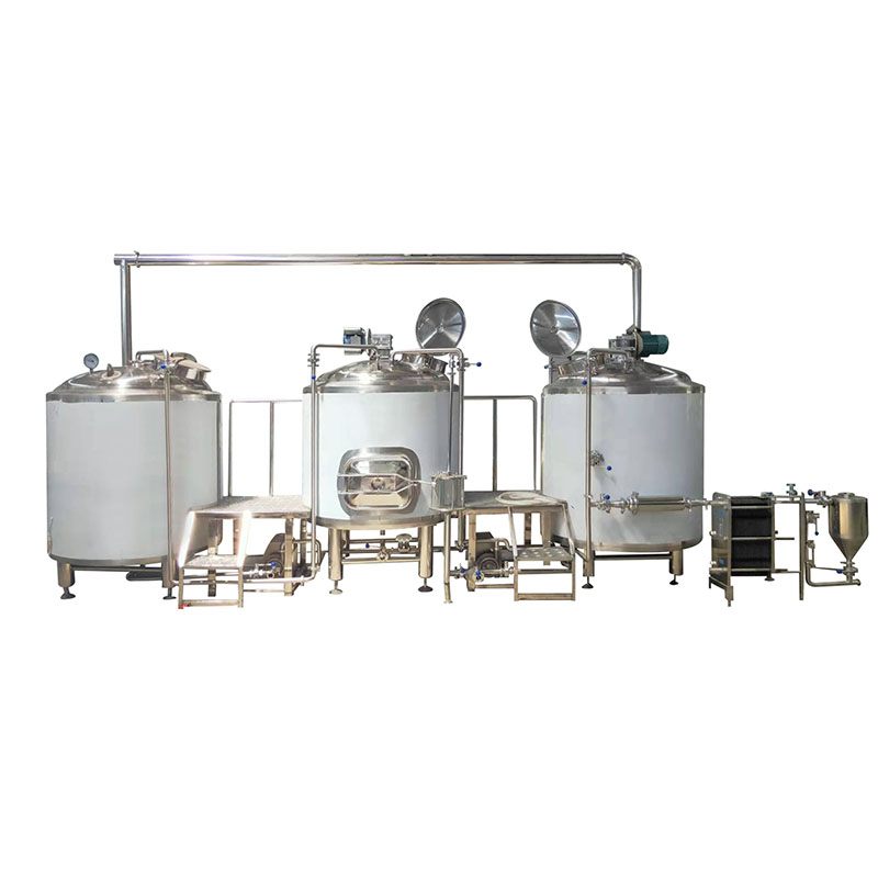 2 Vessels 3 Vessels Beer Mashing System Automatic Control for Easy Craft Beer Brewing