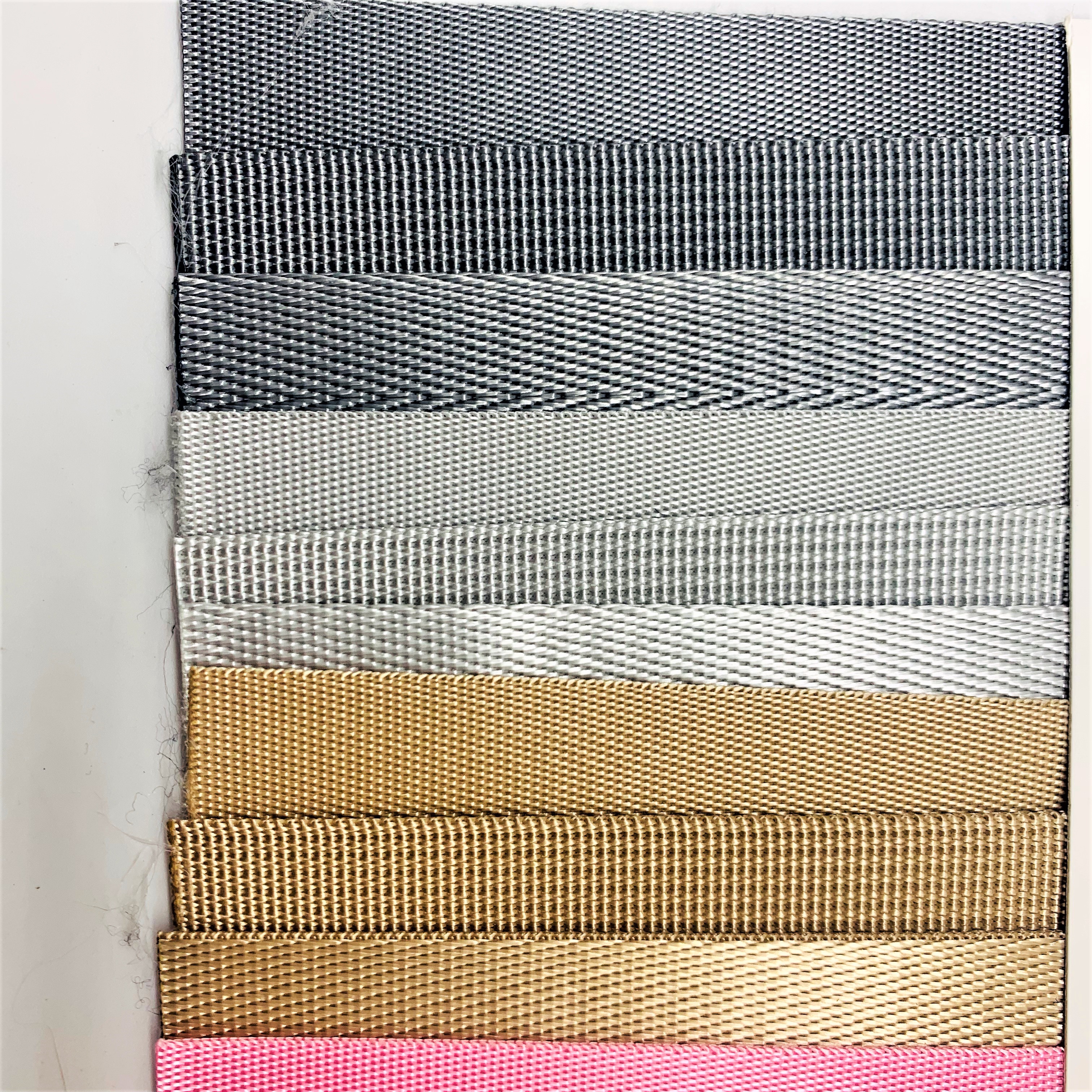 Custom 100% Woven Polypropylene Webbing Edging Tape Plain Smooth PP Webbing Strap