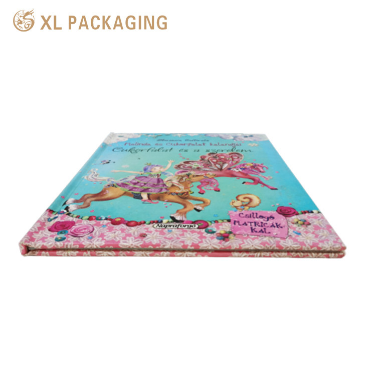 Hardcover Kids Paper Books Full Color Custom Printing Case Bound Booklet