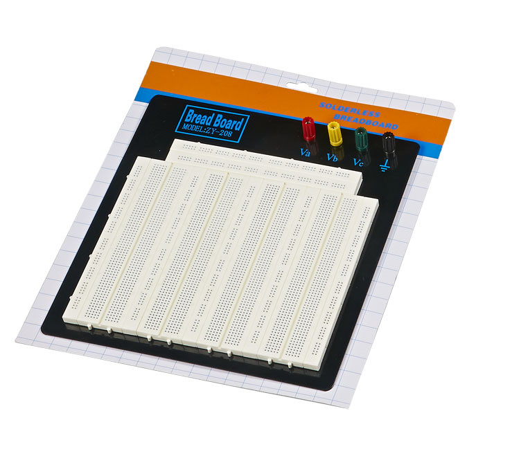7 Distribution Strips Electronics Bread Board , Universal Breadboard Electronic Projects
