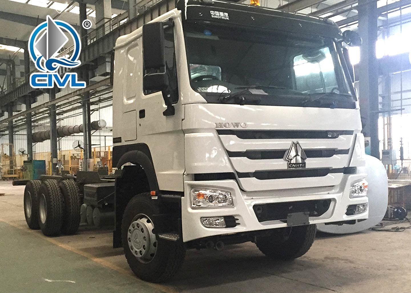 HOWO Euro II Concrete Mixer Trucks 6X4 Volumetric Concrete Mixer truck 8m³ Body Capacity White color