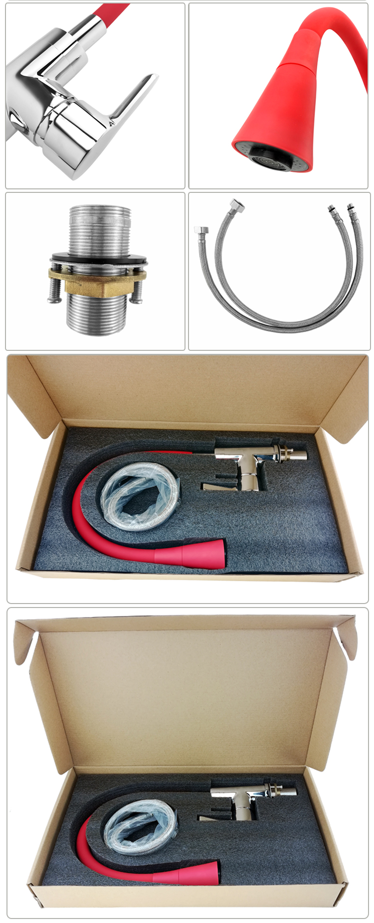 EN817 12L/Min Flexible Kitchen Faucet With Two Function Aerator