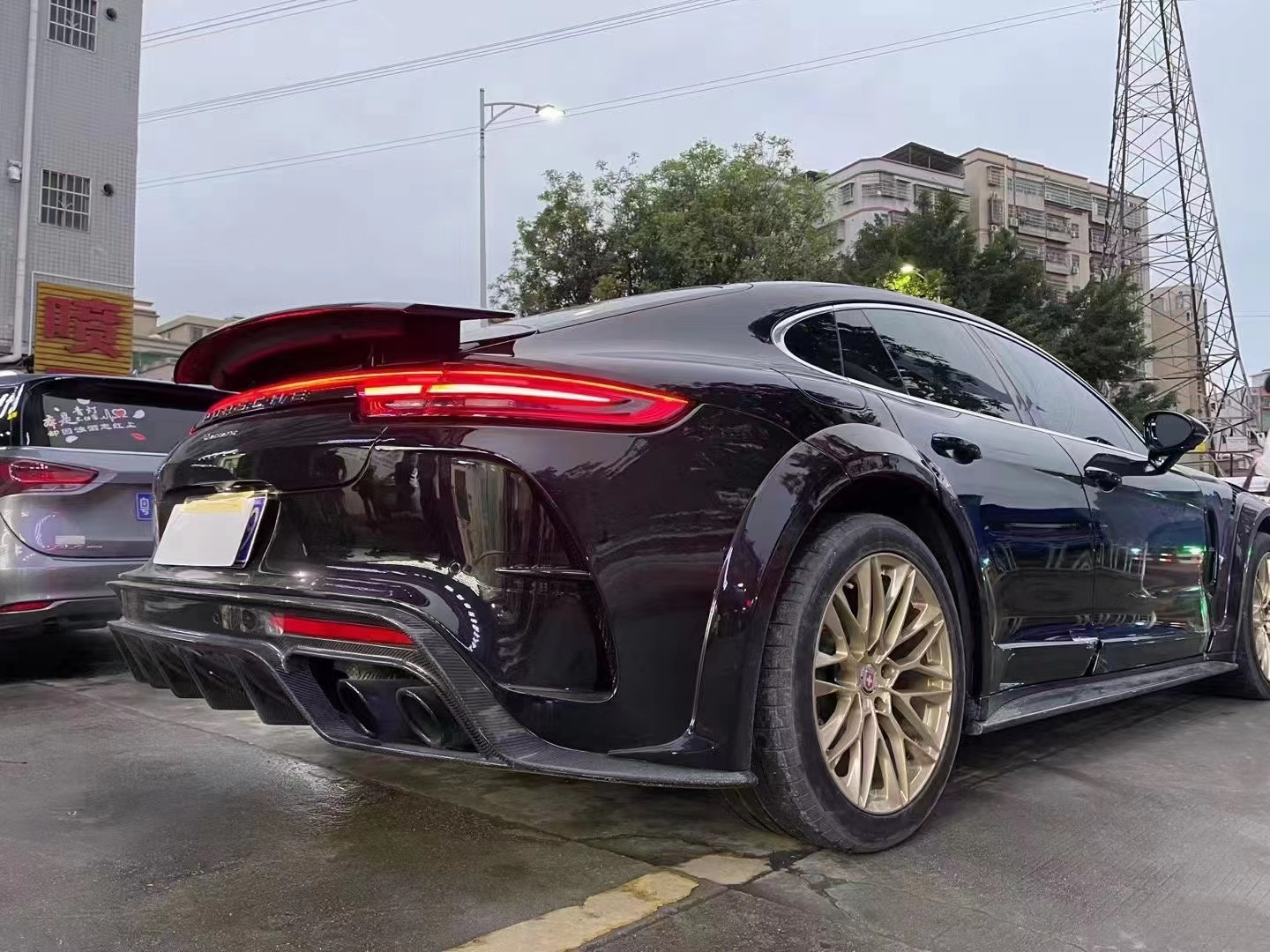 High Quality Carbon Fiber Paramela 971 Carbon Fiber Body Kit Carbon Fiber Body Kit for Porsche Paramela 971