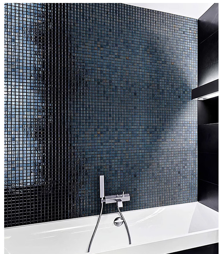 High Quality New Product Golden Metal Mosaic Bamboo Charcoal Co-Extruded Wood Veneer Panel