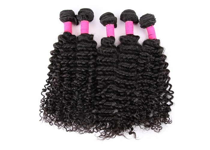 12 Inch 5A Virgin Unprocessed Brazilian Curly Hair Deep Wave Human Hair Extensions
