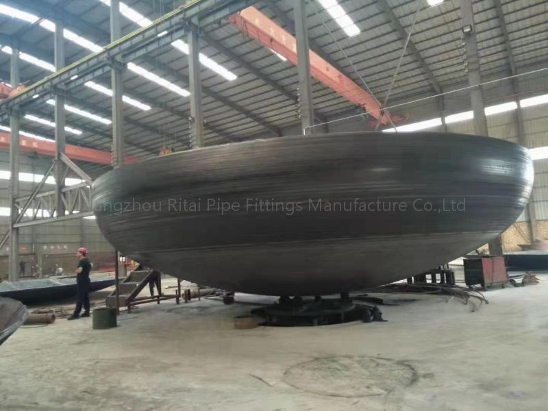BW Large Diameter Steel Pipe End Caps Butt Weld STD ASTM B16.9 24'' To 48''