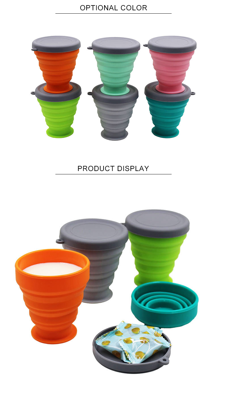 Reusable Collapsible Silicone Coffee Cup