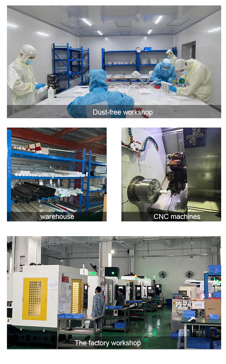 High Temperature Resistance Custom Extruded Plastic Tube PTFE Tubing