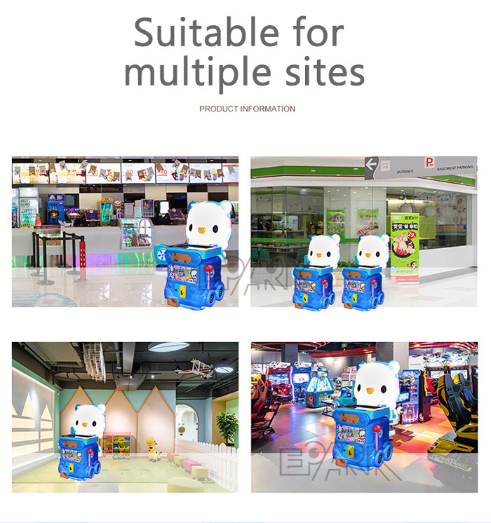 Amusement park Coin operated touch screen video game machines lottery game machine