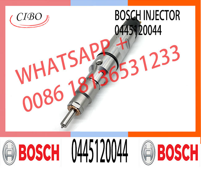 Diesel spare parts boschs common rail fuel injector 0445120044 for MAN truck TGA-24-480