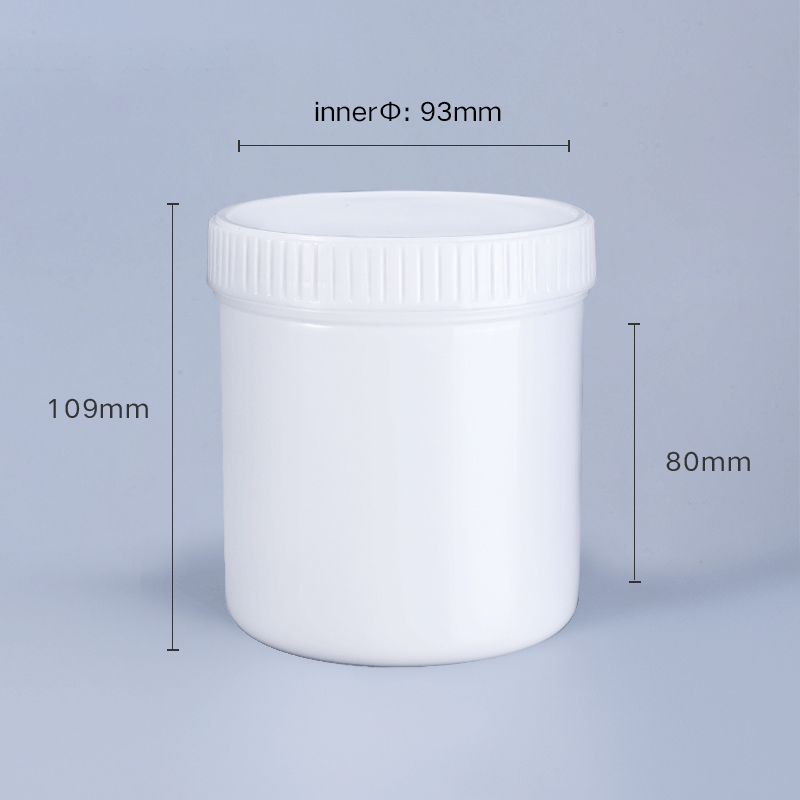 Clear White Butter Storage Small Plastic Jars Canning For Food Powder 30ml-1000ml
