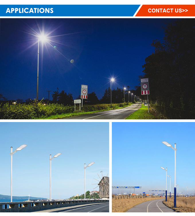 30w 50w 100w 150w 200w High Lumen Led Street Light Outdoor Waterproof