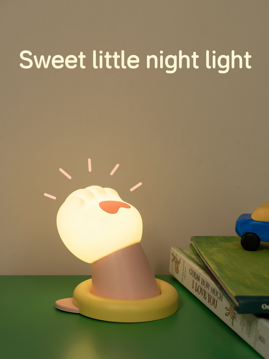 Factory Cute Sleeping Control CAT PAW USB Bedroom Lamps Silicone Lamp Rechargeable Touch Light Silicone Night Light