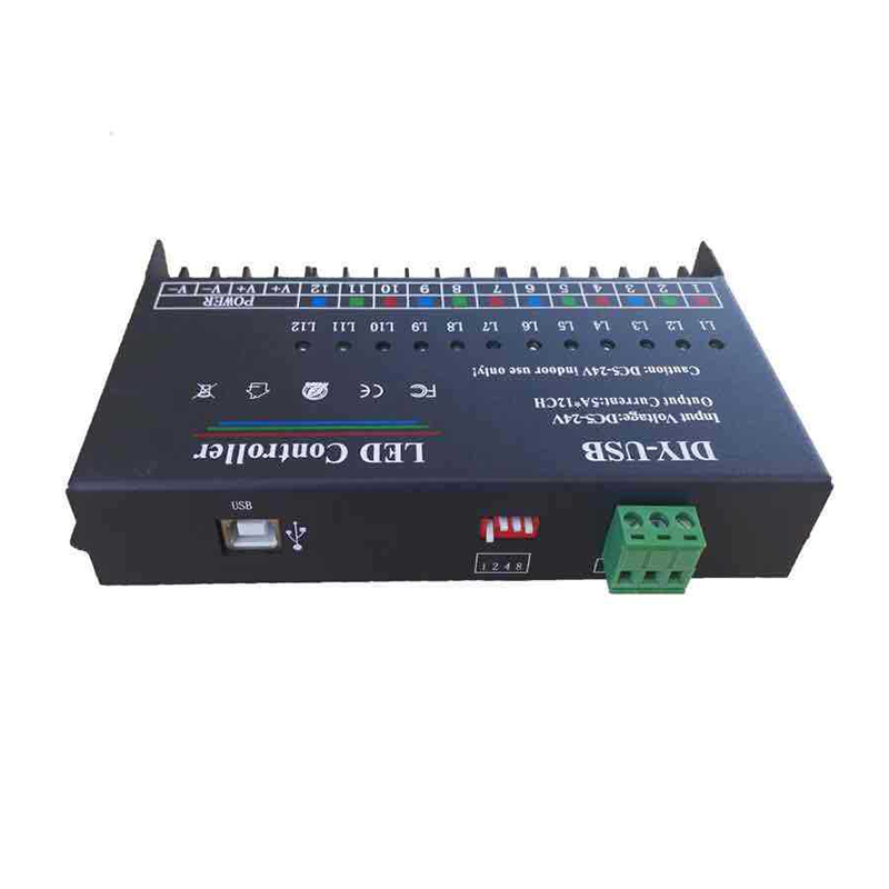 12 Channel Programmable RGB LED Controller 5A×12CH For LED Strip