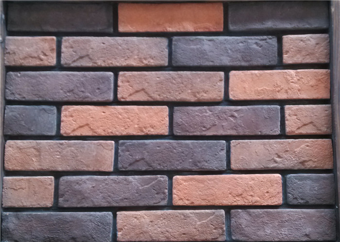 Colored Wall Decoration Faux Exterior Brick With Low Absorption
