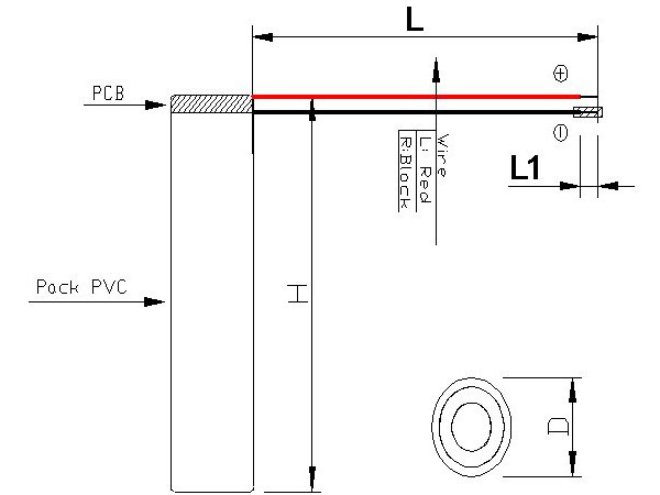 3.2V 14500 structure